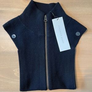 Veronica Beard Cashmere Uptown Dickey in Black Size 00-14